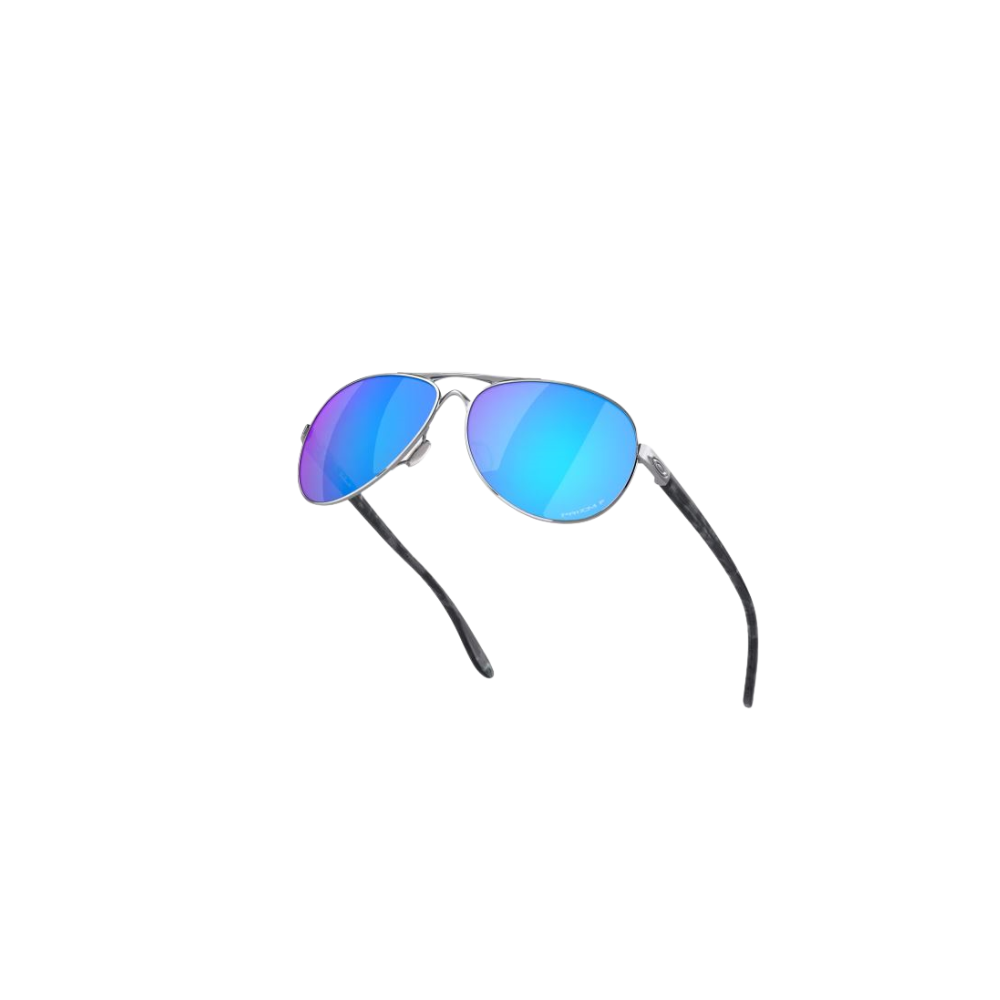 Oakley Feedback prizm sapphire polarized Lenses, polished chrome Frame