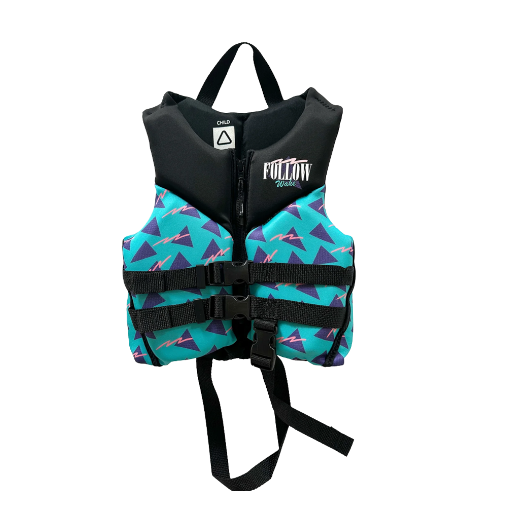 Follow Grommy CGA Life Jacket- Black Teal