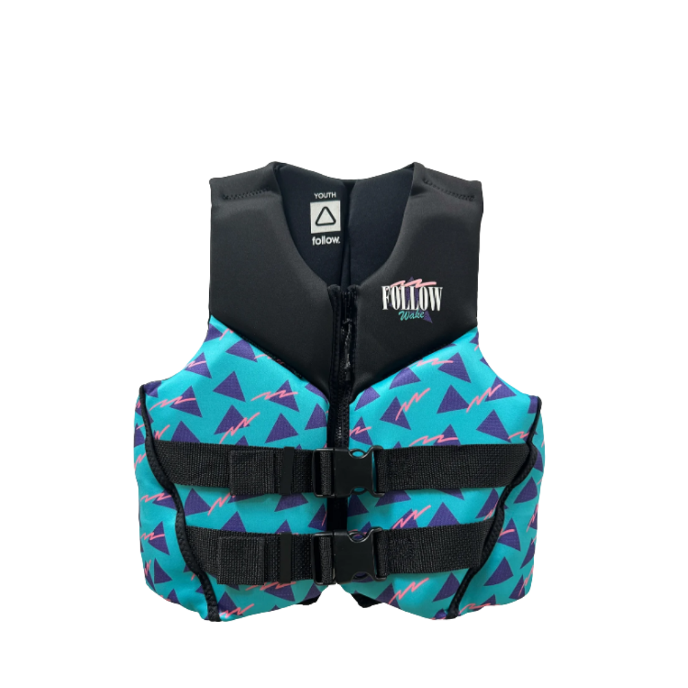 Follow Grommy CGA Life Jacket- Black Teal