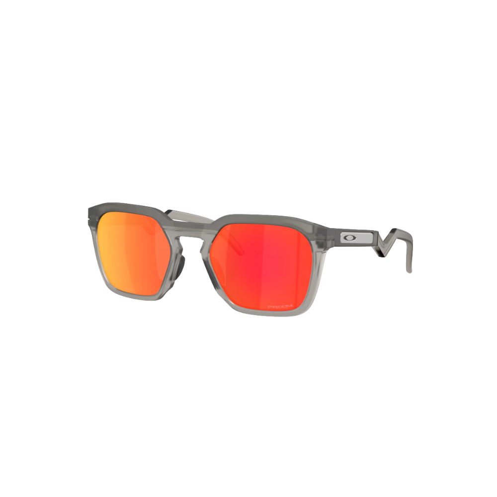 OAKLEY HSTN SQ Verres prizm ruby , Monture matte grey smoke