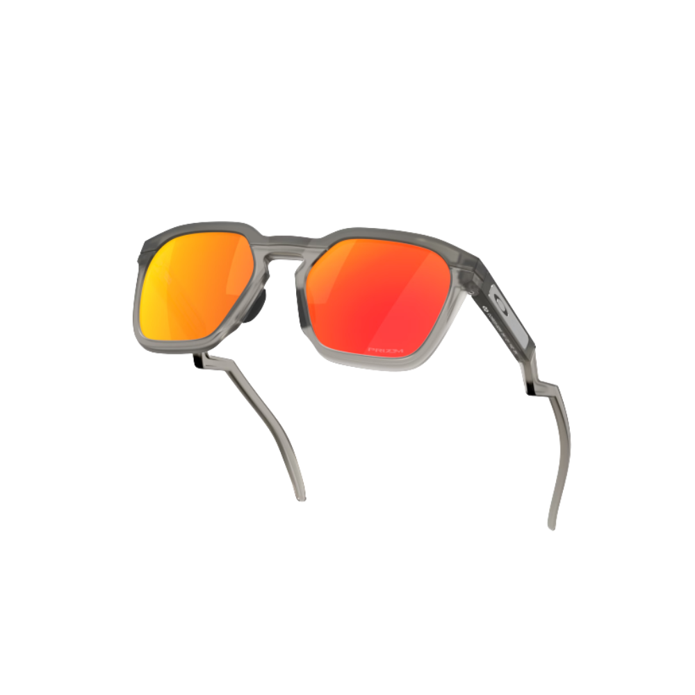 OAKLEY HSTN SQ Verres prizm ruby , Monture matte grey smoke
