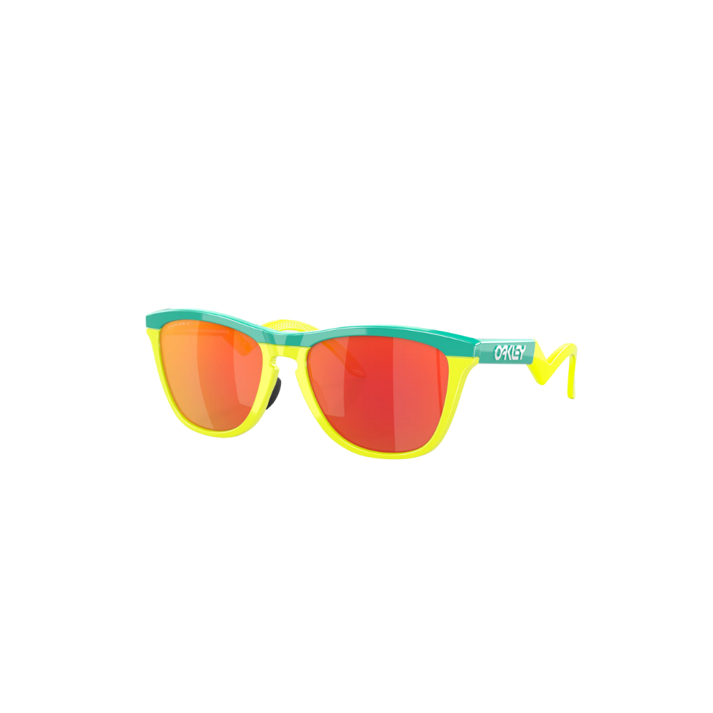 Oakley Frogskins™ Hybrid Verres prizm ruby , Monture celeste/tennis ball yellow
