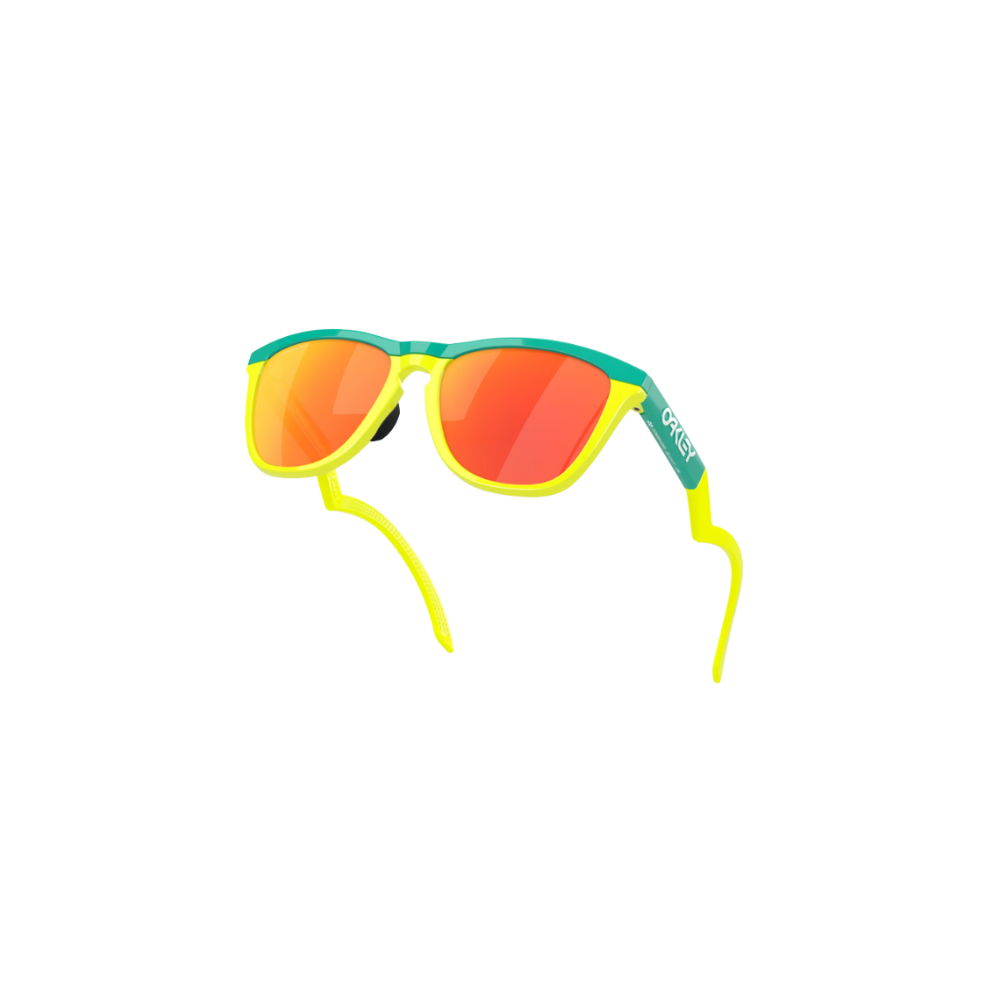 Oakley Frogskins™ Hybrid Verres prizm ruby , Monture celeste/tennis ball yellow