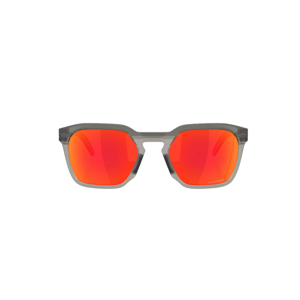 OAKLEY HSTN SQ Verres prizm ruby ,  Monture matte grey smoke