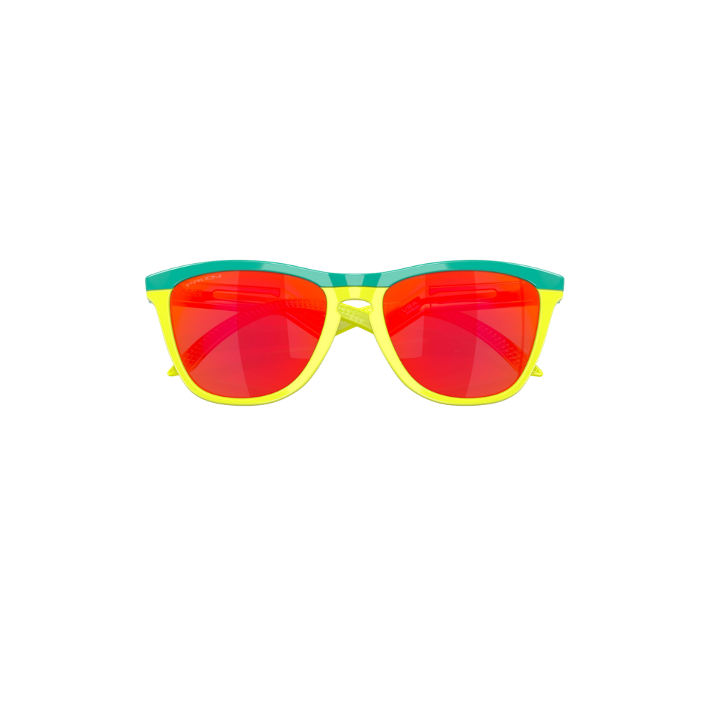 Oakley Frogskins™ Hybrid Verres prizm ruby ,  Monture celeste/tennis ball yellow